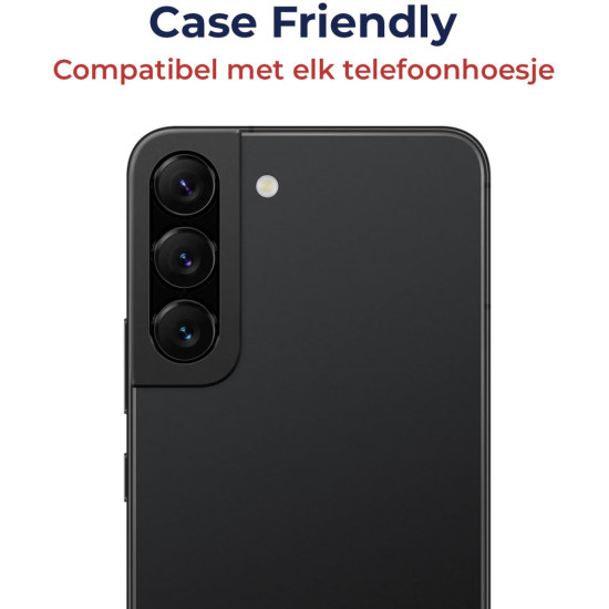 Rosso Camera Lens Protector - Προστατευτικό Κάλυμμα Κάμερας - Samsung Galaxy S23 / S23 Plus - Black (8719246381805)