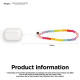 Elago Beads Strap - Διακοσμητικό Charm / Λουράκι Καρπού για AirPods Pro 2nd Gen / Smartphones - Rainbow (EBEADSTRAP-RAINBOW)