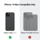 Pitaka MagEZ Case 3 - MagSafe Θήκη Aramid Fiber Body Apple iPhone 14 Plus - 1.05mm - 1500D - Black / Grey / Twill (KI1401M)