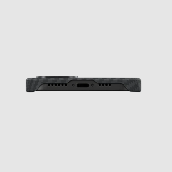 Pitaka MagEZ Case 3 - MagSafe Θήκη Aramid Fiber Body Apple iPhone 14 - 1.05mm - 1500D - Black / Grey / Twill (KI1401)