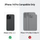 Pitaka MagEZ Case 3 - MagSafe Θήκη Aramid Fiber Body Apple iPhone 14 Pro - 1.05mm - 1500D - Black / Grey / Twill (KI1401P)
