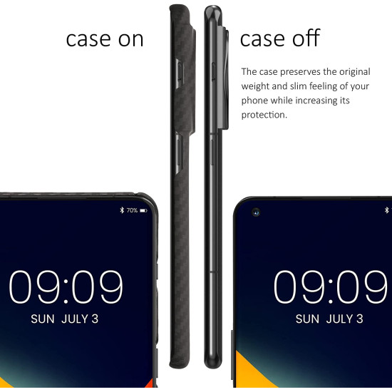 Kalibri Aramid Fiber Body - Σκληρή Θήκη OnePlus 11 - Black Matte (60790.47)