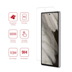 Rosso Tempered Glass - Αντιχαρακτικό Προστατευτικό Γυαλί Οθόνης Google Pixel 7a - Clear (8719246384516)