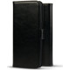 Rosso Element PU Θήκη Πορτοφόλι Apple iPhone 12 - Black (8719246252310)