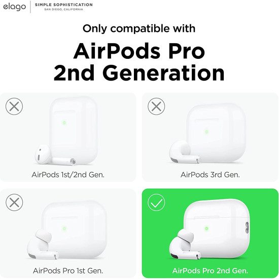 Elago AirPods Ice Cream Case - Θήκη Σιλικόνης για Apple AirPods Pro 2nd Gen - Dark Brown (EAPP2-ICE-DBR)