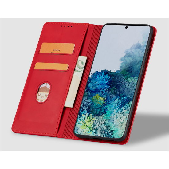 Bodycell Θήκη - Πορτοφόλι Xiaomi Poco M3 Pro 5G - Red (5206015065750)