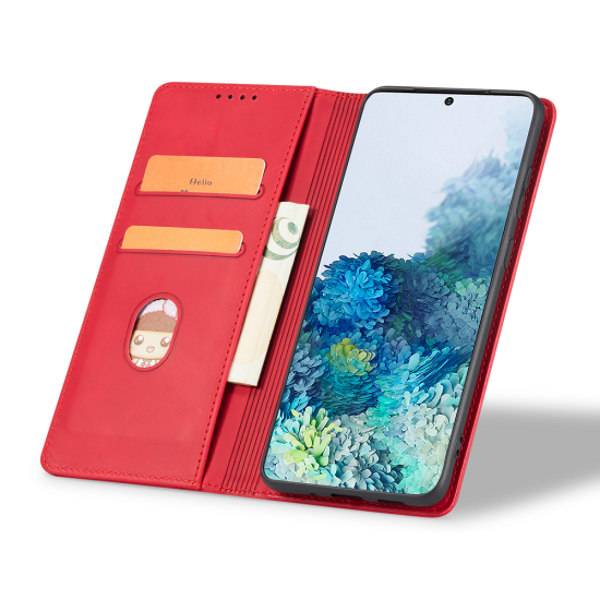 Bodycell Θήκη - Πορτοφόλι Xiaomi 13 Lite - Red (5206015017711)