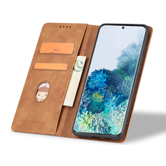 Bodycell Θήκη - Πορτοφόλι Xiaomi Poco X5 Pro - Brown (5206015018503)