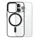 Techsuit MagSafe Pro - Σκληρή Διάφανη Θήκη MagSafe - Apple iPhone 14 Pro - Black (5949419002210)
