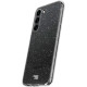 HappyCase Διάφανη Θήκη Σιλικόνης Samsung Galaxy S23 - Glitter Print (8719246382529)