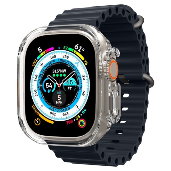 Spigen Θήκη Ultra Hybrid Apple Watch Ultra 3 / Ultra 2 / Ultra 1 49mm - Crystal Clear (ACS05459)