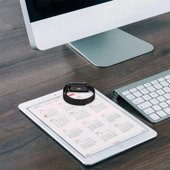 Tech-Protect Μεταλλικό Λουράκι Milaneseband Xiaomi Smart Band 10 / 10 NFC / 9 / 9 NFC / 8 / 8 NFC - Black (9490713935156)
