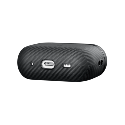 Pitaka MagEZ Case - MagSafe Θήκη Aramid Fiber Body Apple AirPods Pro 2nd Gen - 600D - Black / Grey / Twill (APM7001)