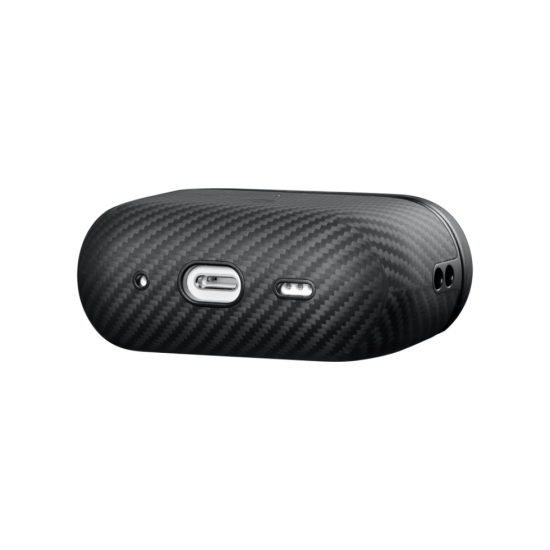 Pitaka MagEZ Case - MagSafe Θήκη Aramid Fiber Body Apple AirPods Pro 2nd Gen - 600D - Black / Grey / Twill (APM7001)