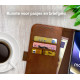 Rosso Element PU Θήκη Πορτοφόλι Motorola Moto G51 5G - Brown (8719246353680)