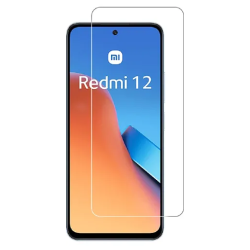 Vivid Σετ Θήκη Σιλικόνης & Tempered Glass - Xiaomi Redmi 12 - Transparent / Black (VIMAT319BKGLASSTN)