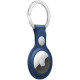Rosso Element PU Θήκη / Μπρελόκ Apple AirTag 2 / 1 - Blue (8719246384066)