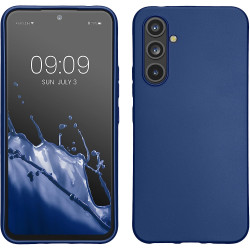KWmobile Θήκη Σιλικόνης Samsung Galaxy A54 - Metallic Blue (60797.64)