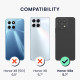 KWmobile Matte Θήκη Σιλικόνης με Λουράκι Λαιμού Honor X8a - Gray Green (61577.172)