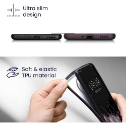 KWmobile Θήκη Σιλικόνης Xiaomi Redmi 10 5G με Πλαίσιο Κάμερας - Metallic Lavender (61414.230)