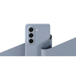 Official Samsung Eco Leather Case - Σκληρή Θήκη από Οικολογικό Δέρμα - Samsung Galaxy Z Fold5 - Icy Blue (EF-VF946PLEGWW)