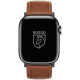 Rosso Deluxe Strap - Δερμάτινο Λουράκι Apple Watch Ultra/SE/11/10/9/8/7/6/5/4 (49/46/45/44mm) - Brown (8719246388101)