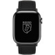 Rosso Deluxe Strap - Δερμάτινο Λουράκι Apple Watch SE/11/10/9/8/7/6/5/4 (42/41/40mm) - Black (8719246388071)