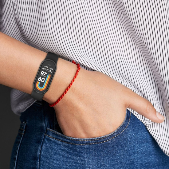 Tech-Protect Λουράκι Σιλικόνης Iconband Xiaomi Smart Band 10 / 10 NFC / 9 / 9 NFC / 8 / 8 NFC - Black (9490713934906)