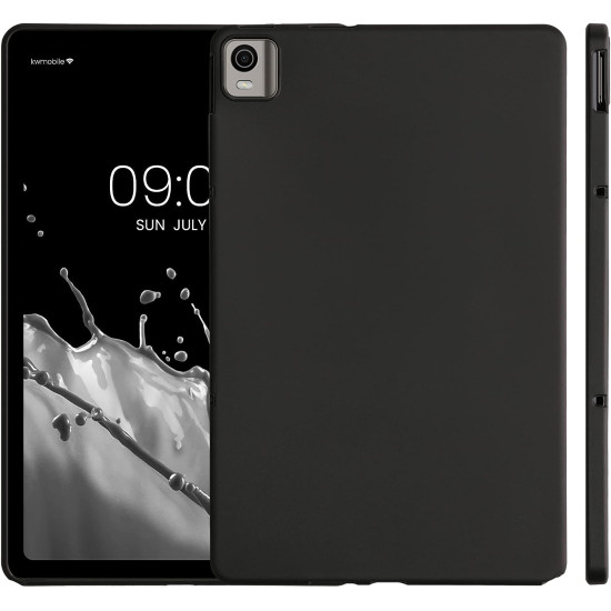 KW Θήκη Σιλικόνης Nokia T21 10.4" 2022 - Black Matte (61473.03)