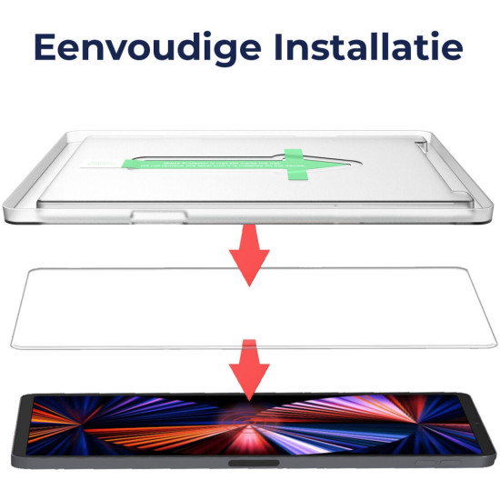 Rosso Tempered Glass - Αντιχαρακτικό Προστατευτικό Γυαλί Οθόνης Apple iPad Pro 11" 2022 / 2021 / 2020 / 2018 / iPad Air 6 2024 11" / Air 5 2022 10.9" / Air 4 2020 10.9" - Clear (8719246398476)