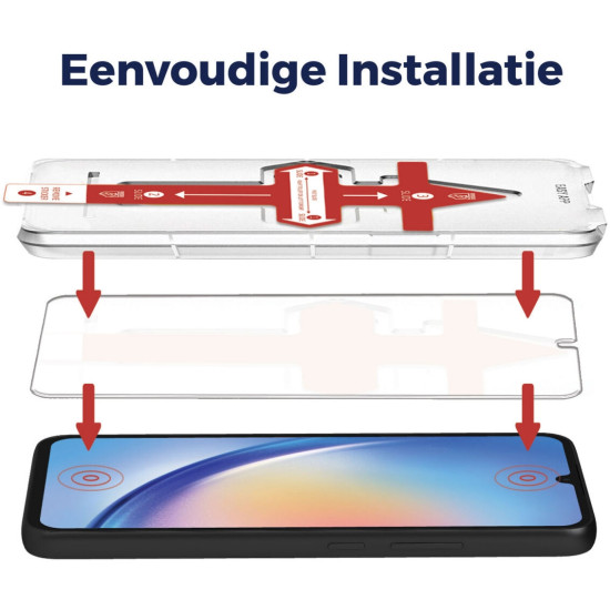 Rosso Tempered Glass - Αντιχαρακτικό Προστατευτικό Γυαλί Οθόνης Samsung Galaxy A34 (8719246391101)