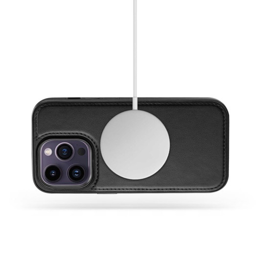Tech-Protect Wallet MagSafe - 2 σε 1 Πορτοφόλι με Αποσπώμενη Θήκη MagSafe - Apple iPhone 12 / 12 Pro - Black (9490713935699)