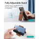 ESR HaloLock Wallet Stand - MagSafe Θήκη - Πορτοφόλι για Κάρτες / Αναδιπλούμενη Βάση από Vegan Δέρμα - Tan Suede (4894240188415)
