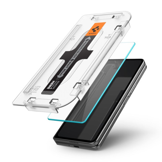 Spigen Tempered Glass GLAS.tR EZ Fit - Αντιχαρακτικό Γυαλί Εξωτερικής Οθόνης Samsung Galaxy Z Fold5 - 2 Τεμάχια (AGL06523)