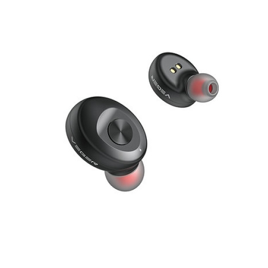Veger XG08 In-Ear Studio - Ασύρματα Ακουστικά Bluetooth με Θήκη Φόρτισης - Black (6970453555096)