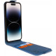 Rosso Element Vertical Flip Case - Flip Θήκη Πορτοφόλι Apple iPhone 14 Pro - Blue (8719246407017)