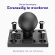 Buddi Tablet Holder Wall Mount - Universal Βάση Τοίχου για Στήριξη Smartphone / Tablet - Black - 5 Έτη Εγγύηση (8719246384707)