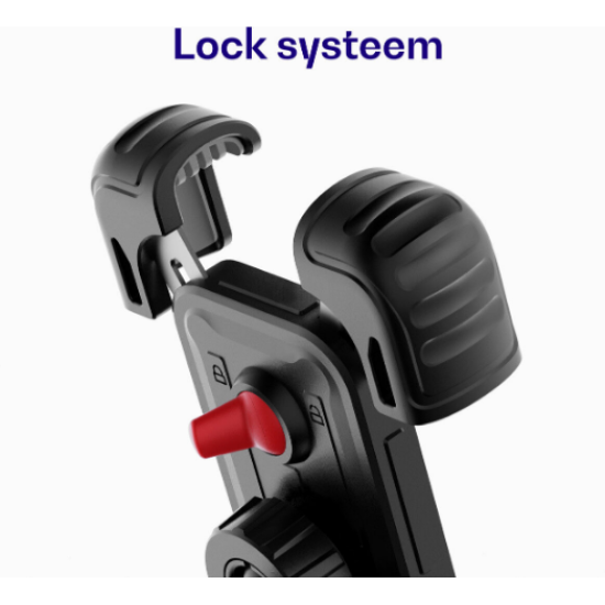 Buddi Smartphone Holder Bicycle & Motorcycle - Universal Ρυθμιζόμενη Βάση Στήριξης Ποδηλάτου / Μηχανής / Scooter για Smartphone / Κινητά - Black - 5 Έτη Εγγύηση (8719246390159)