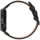 Rosso Deluxe Strap - Universal Δερμάτινο Λουράκι για Smartwatches (22mm) - Black (8719246388057)