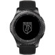 Rosso Deluxe Strap - Universal Δερμάτινο Λουράκι για Smartwatches (20mm) - Black (8719246388033)