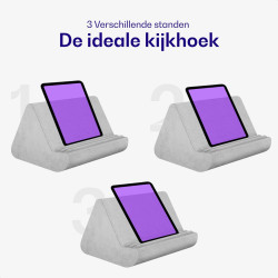 Buddi Tablet Holder / Pillow - Βάση Στήριξης για Κινητά / Smartphone / iPad / Tablet / eReader - Gray - 5 Έτη Εγγύηση (8719246390210)