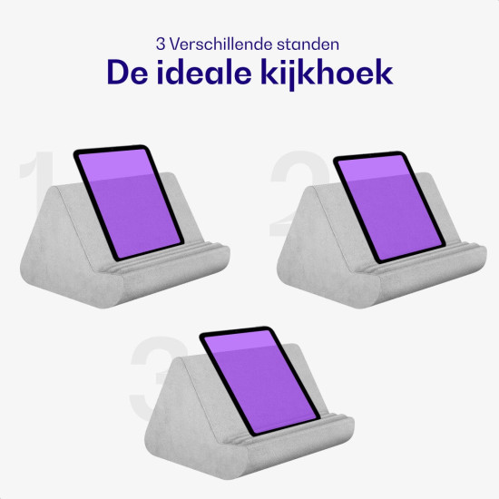 Buddi Tablet Holder / Pillow - Βάση Στήριξης για Κινητά / Smartphone / iPad / Tablet / eReader - Gray - 5 Έτη Εγγύηση (8719246390210)