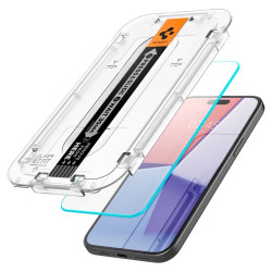 Spigen Tempered Glass GLAS.tR EZ Fit HD - Αντιχαρακτικό Γυαλί Οθόνης Apple iPhone 16 Plus / 15 Plus - Clear (AGL06887)