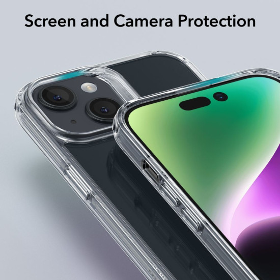 ESR Ice Shield Tempered Glass Case - Διάφανη Θήκη Apple iPhone 15 Plus - Clear (4894240173862)