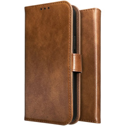 Rosso Element 2 in 1 - PU Θήκη Πορτοφόλι Apple iPhone 15 Plus - Brown (8719246401435)