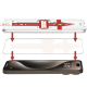 Rosso Tempered Glass - FullFace Αντιχαρακτικό Προστατευτικό Γυαλί Οθόνης Apple iPhone 15 Pro (8719246407079)