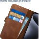Rosso Deluxe Δερμάτινη Θήκη Πορτοφόλι Apple iPhone 15 Pro - Brown (8719246401541)