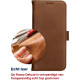 Rosso Deluxe Δερμάτινη Θήκη Πορτοφόλι Apple iPhone 15 Plus - Brown (8719246401527)