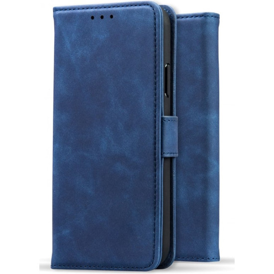 Rosso Element 2 in 1 - PU Θήκη Πορτοφόλι Apple iPhone 15 - Blue (8719246401466)
