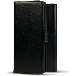 Rosso Element 2 in 1 - PU Θήκη Πορτοφόλι Apple iPhone 15 - Black (8719246401381)